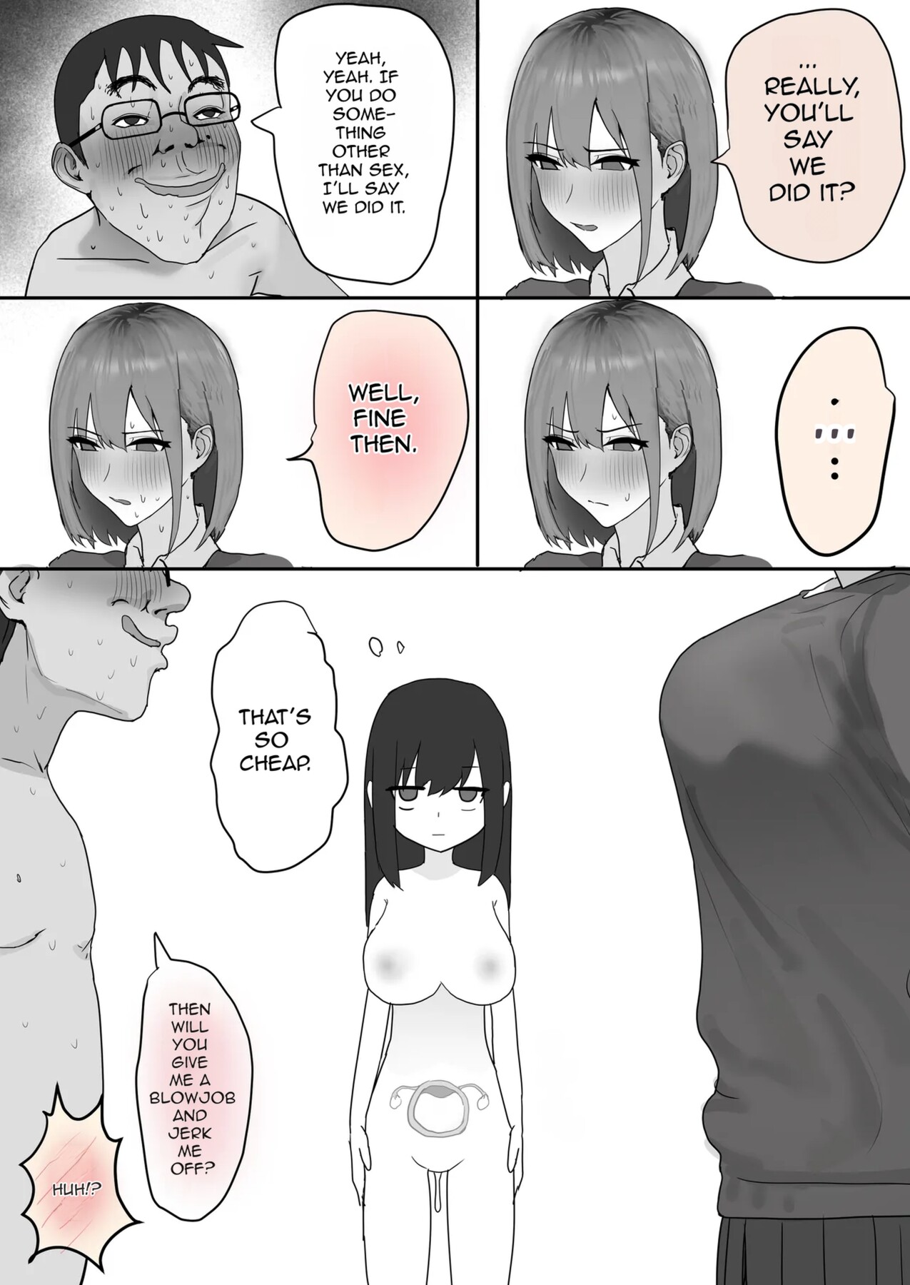 Hentai Manga Comic-A story about a busty high school girl and a nerdy guy who have lots of unprotected sex and impregnation during a sex education class.-Read-26